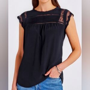 Black Lace Blouse